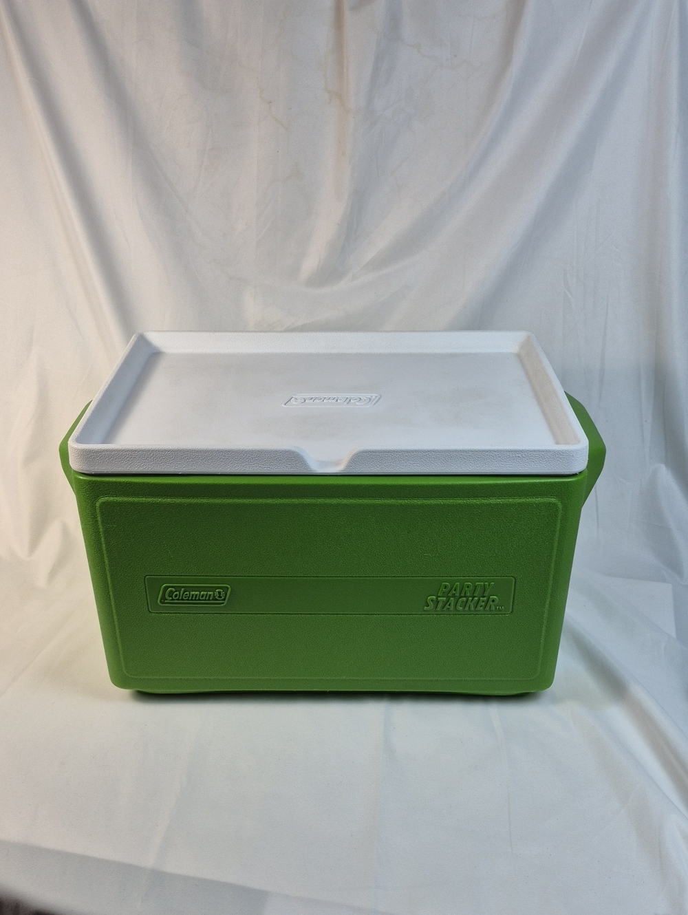 Coleman Party Stacker Green 48 Can Cooler Model 9223 Stackable
